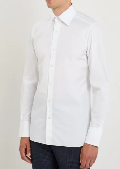 Cotton-poplin shirt