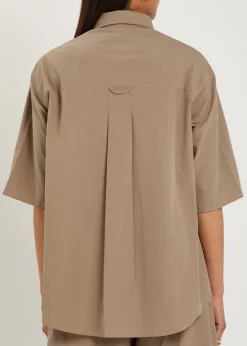Cotton-poplin shirt