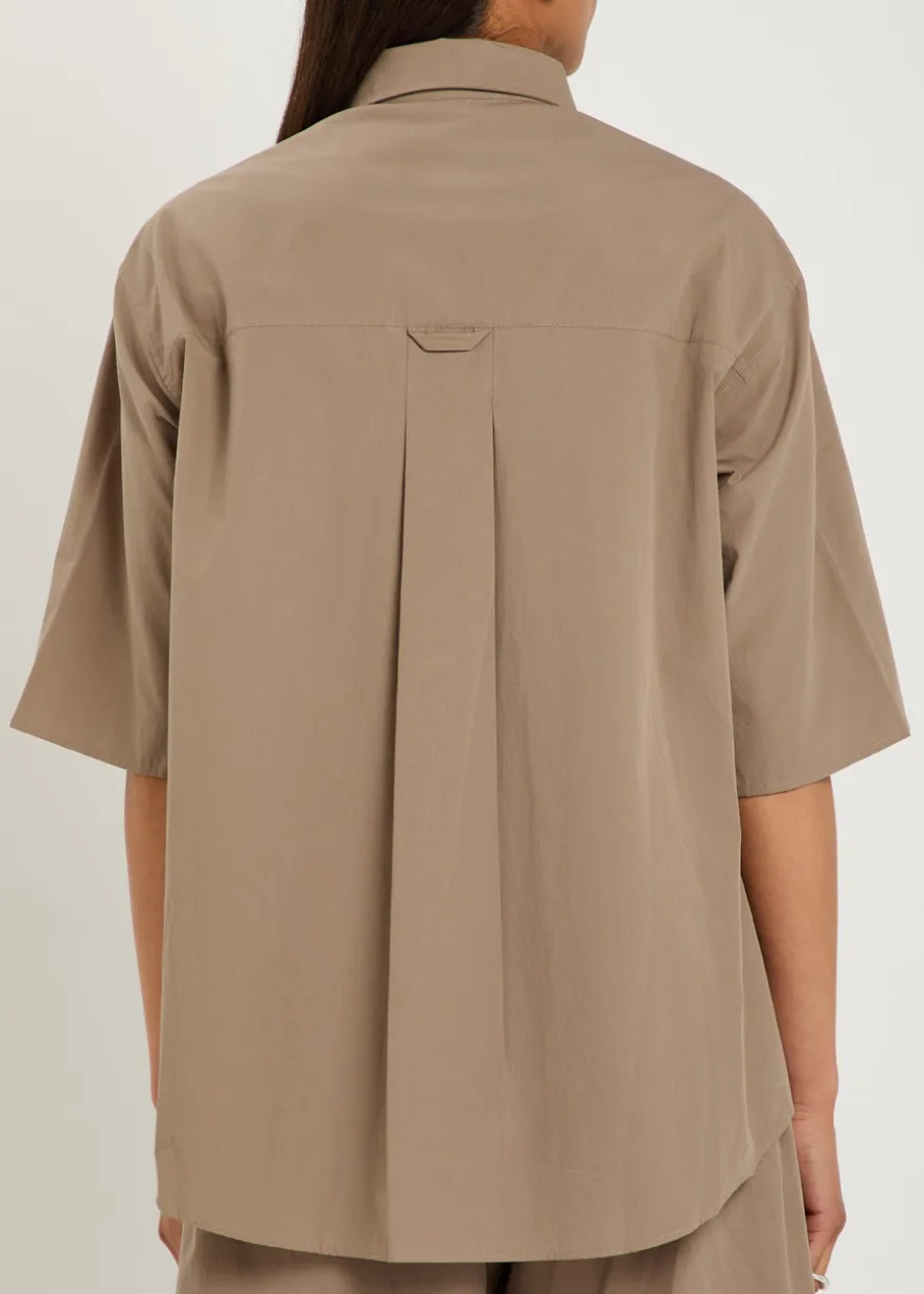 Cotton-poplin shirt