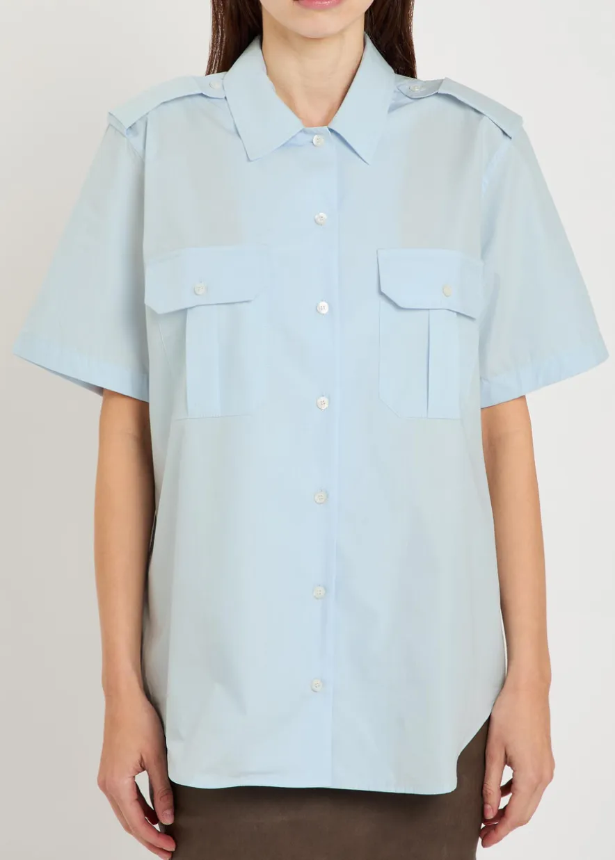 Cotton-poplin shirt