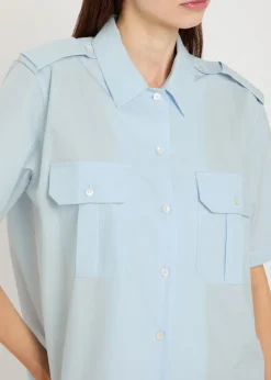 Cotton-poplin shirt