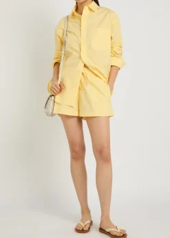 Cotton-poplin shorts