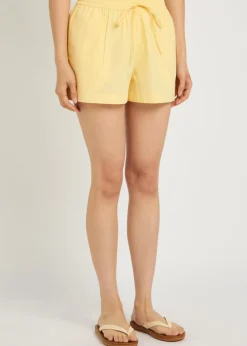 Cotton-poplin shorts