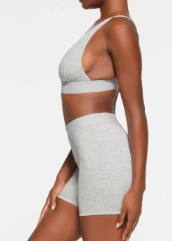 Cotton-rib boxer shorts