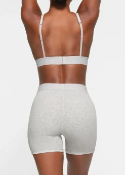 Cotton-rib boxer shorts