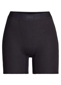 Cotton-rib boxer shorts