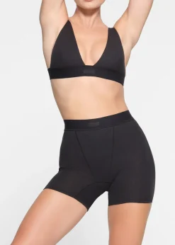 Cotton-rib boxer shorts