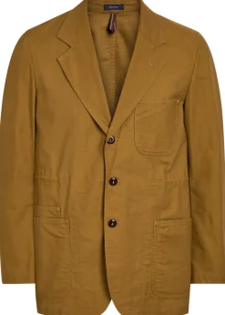 Cotton-twill blazer jacket