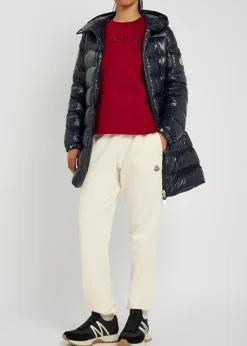 Courcelles glossed shell parka coat