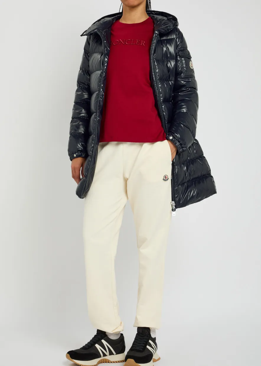 Courcelles glossed shell parka coat