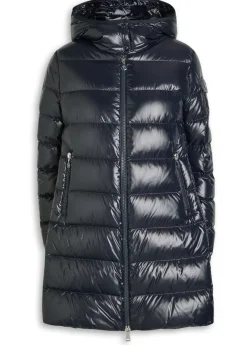Courcelles glossed shell parka coat