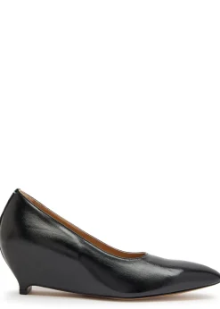 Court 55 heelless wedge pumps