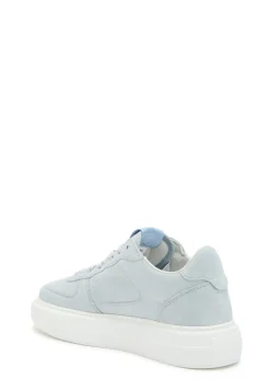 Court panelled suede sneakers