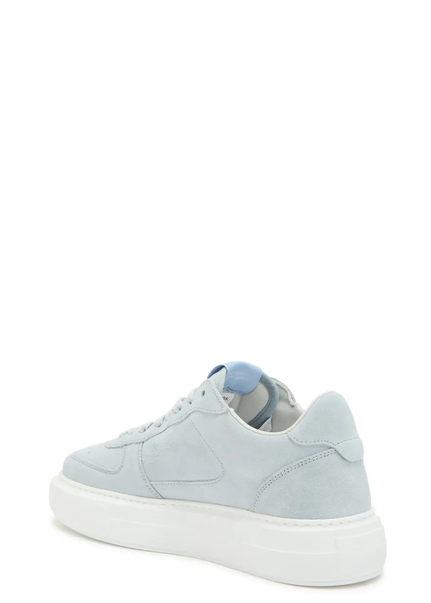 Court panelled suede sneakers