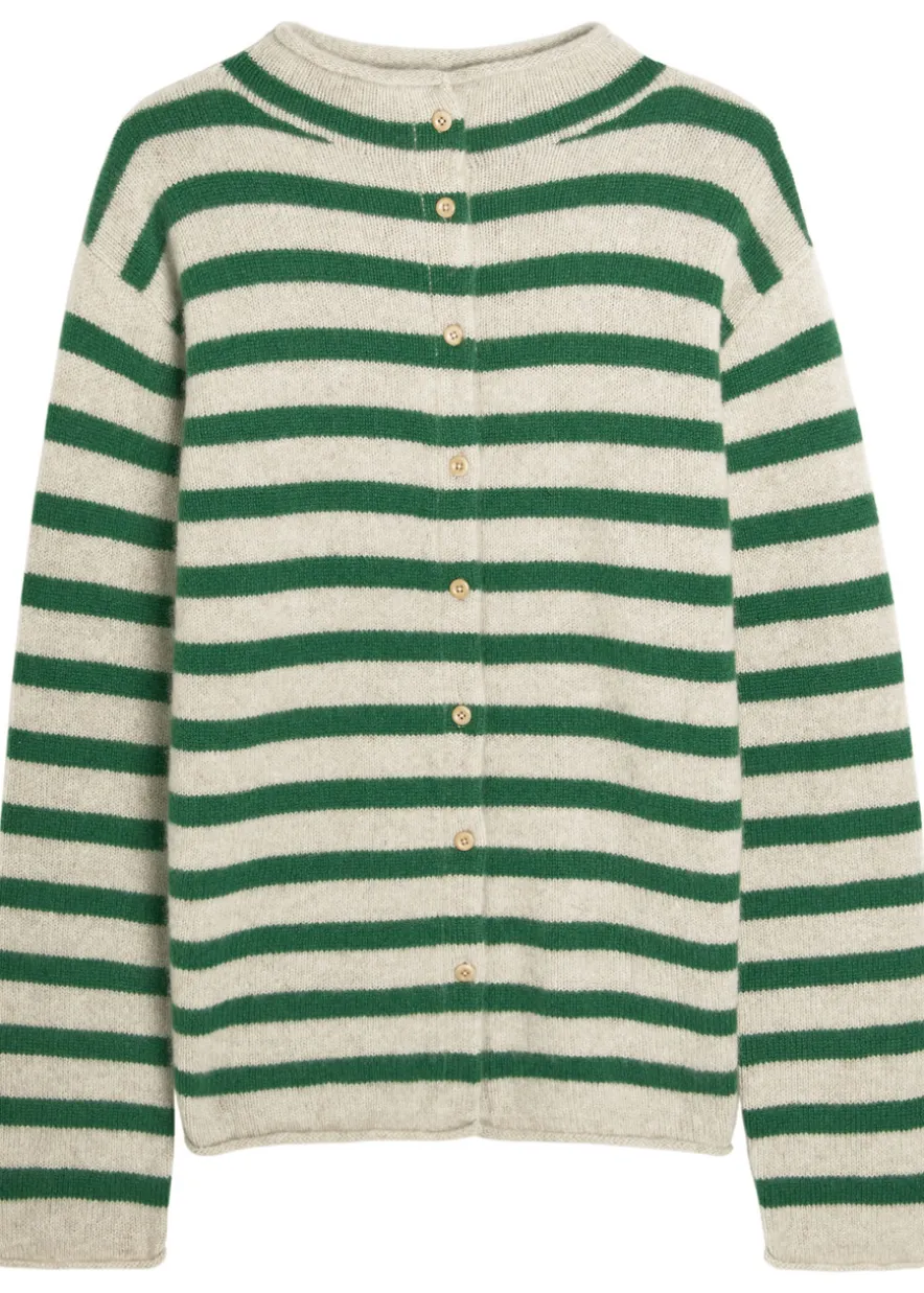 Cousteau striped cashmere cardigan