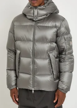 Couyere quilted hooded shell jacket