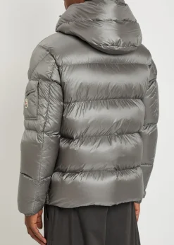 Couyere quilted hooded shell jacket