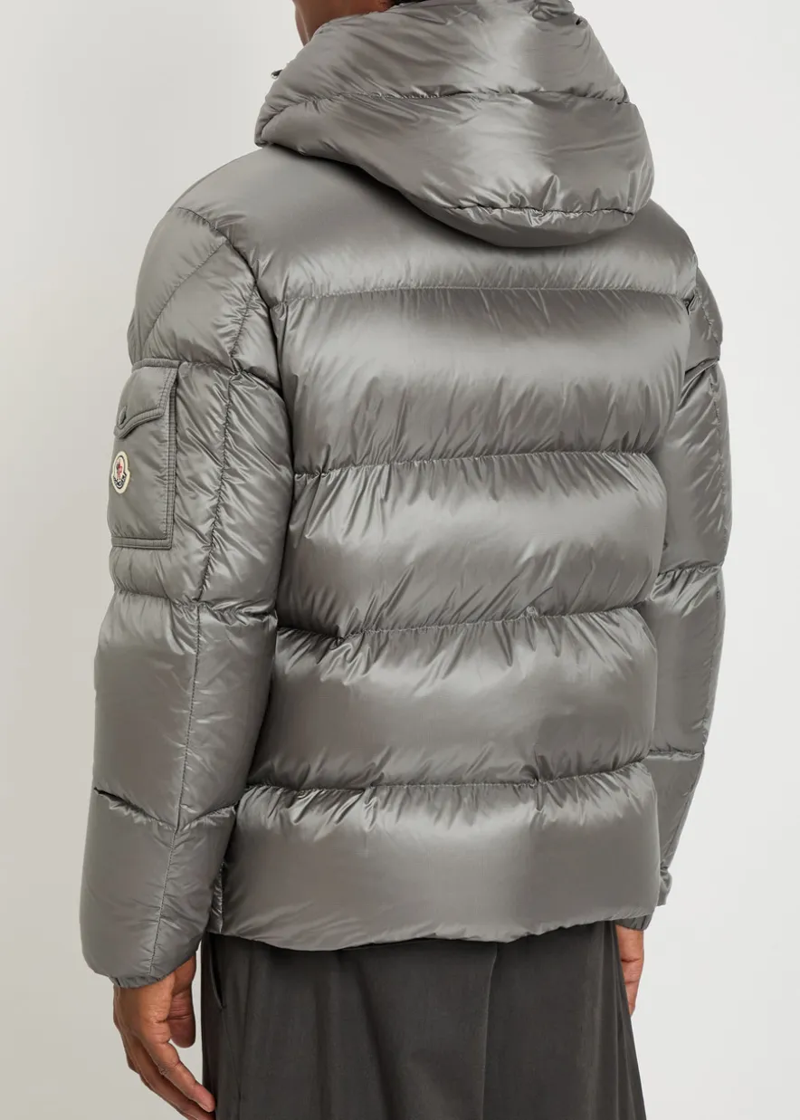 Couyere quilted hooded shell jacket