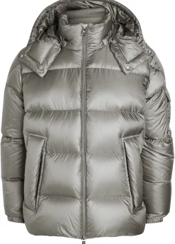Couyere quilted hooded shell jacket