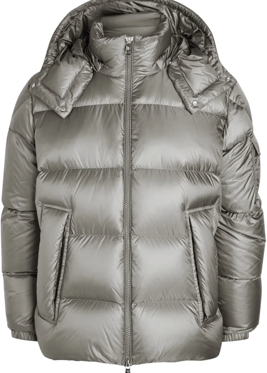 Couyere quilted hooded shell jacket