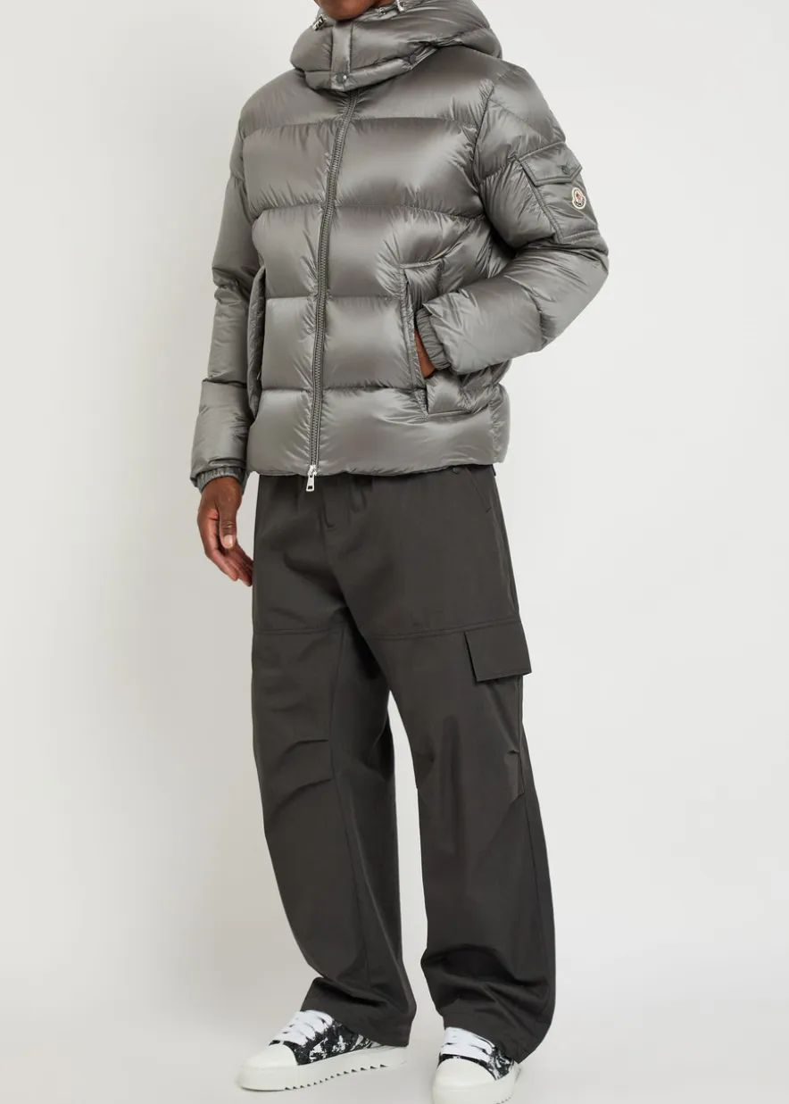 Couyere quilted hooded shell jacket