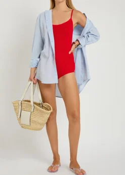 Coverage Pamela crinkle swimsuit