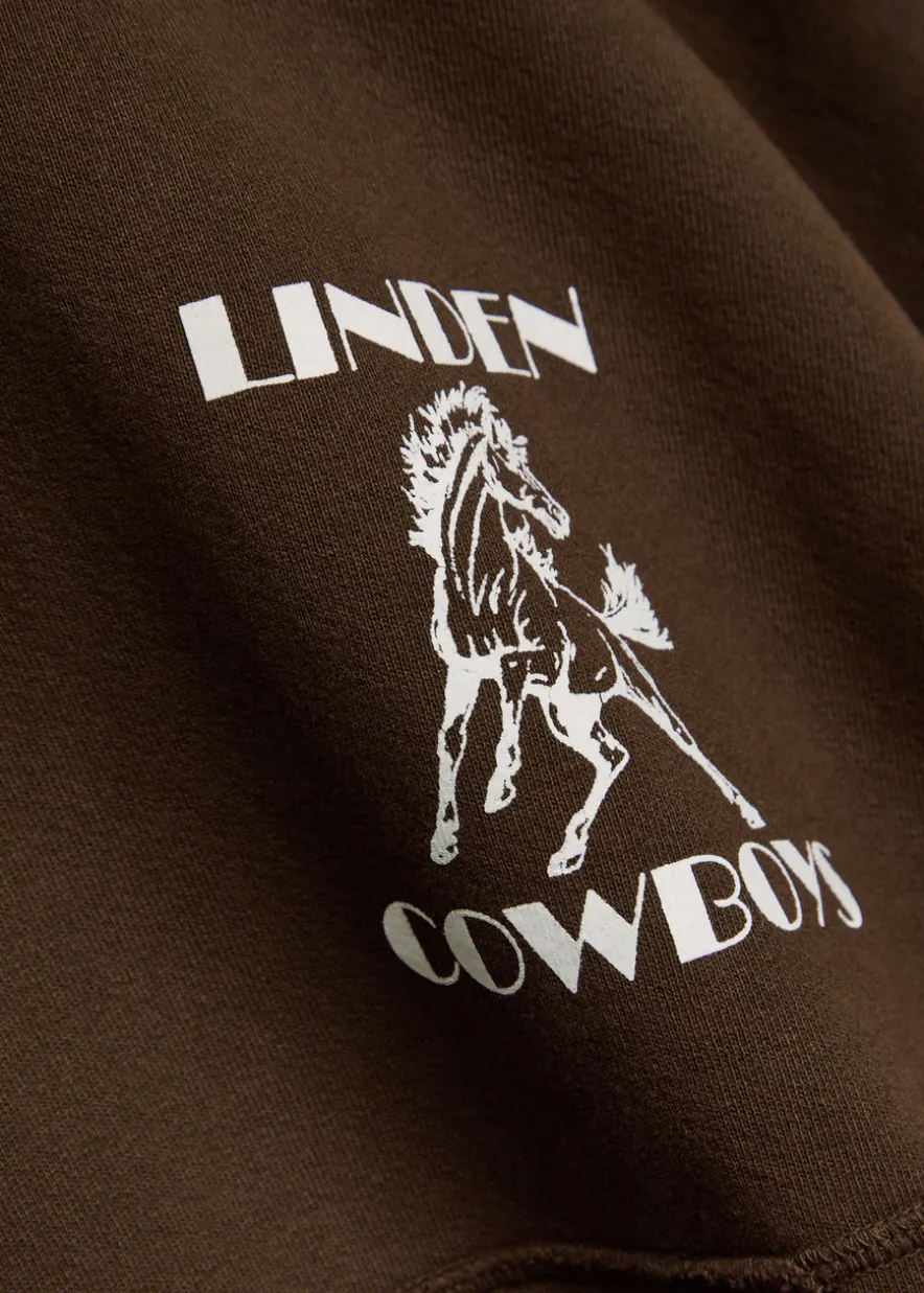 Cowboys printed hooded cotton sweatshirt