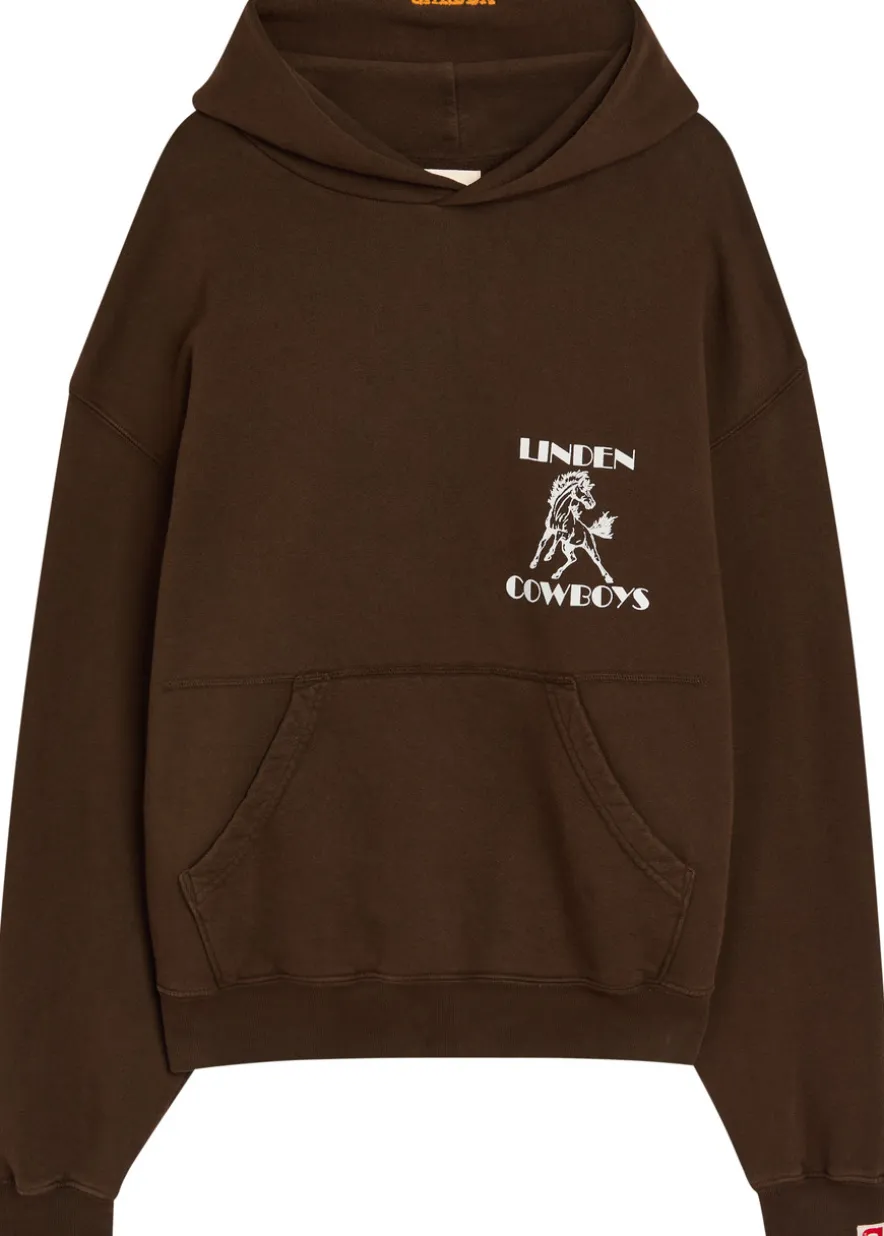 Cowboys printed hooded cotton sweatshirt