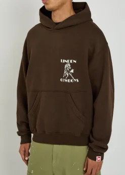 Cowboys printed hooded cotton sweatshirt