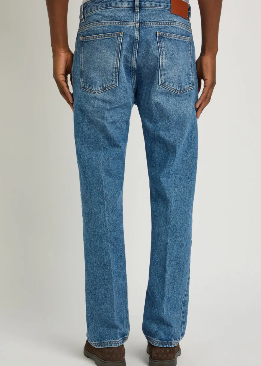 Cowboy straight-leg jeans