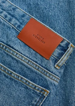 Cowboy straight-leg jeans