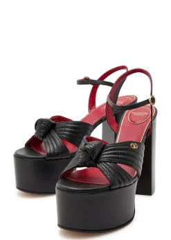 Crasher 125 knotted leather platform sandals