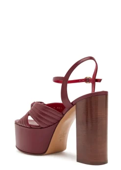 Crasher 125 knotted leather platform sandals