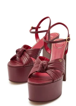 Crasher 125 knotted leather platform sandals