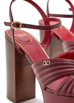 Crasher 125 knotted leather platform sandals