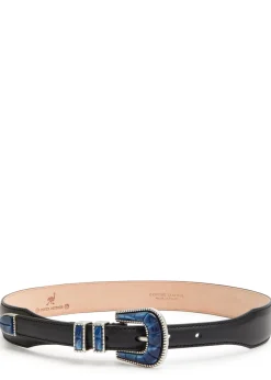 Crazy leather belt
