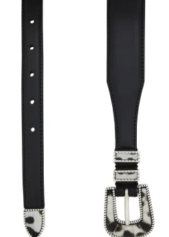 Crazy leather belt