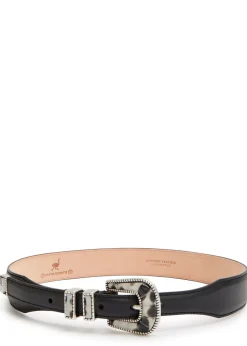 Crazy leather belt