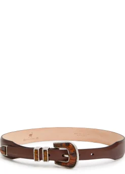 Crazy leather belt