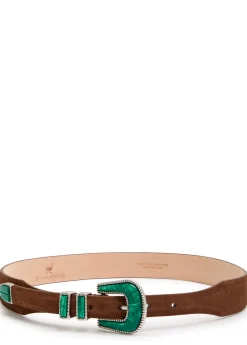 Crazy suede belt
