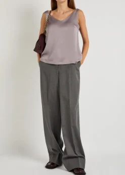 Crepe de chine tank