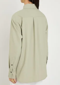 Crepe shirt