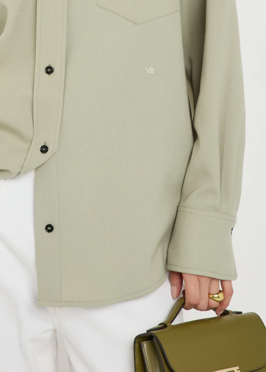 Crepe shirt