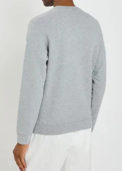 Crew-neck cotton sweatshirt
