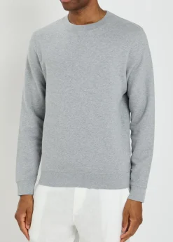 Crew-neck cotton sweatshirt
