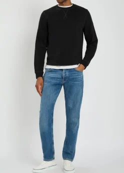 Crew-neck cotton sweatshirt