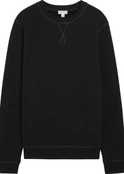 Crew-neck cotton sweatshirt