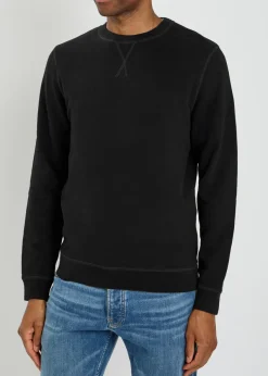 Crew-neck cotton sweatshirt
