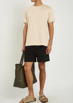 Crew-neck cotton T-shirt