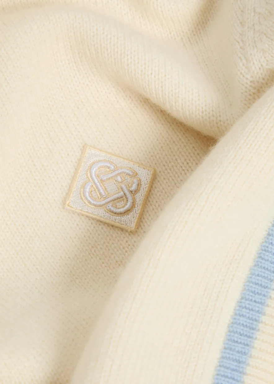 Crew-neck wool and cashmere-blend jumper